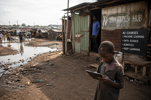 The Irony: An “AI incubation” Hub right in the middle of extreme poverty